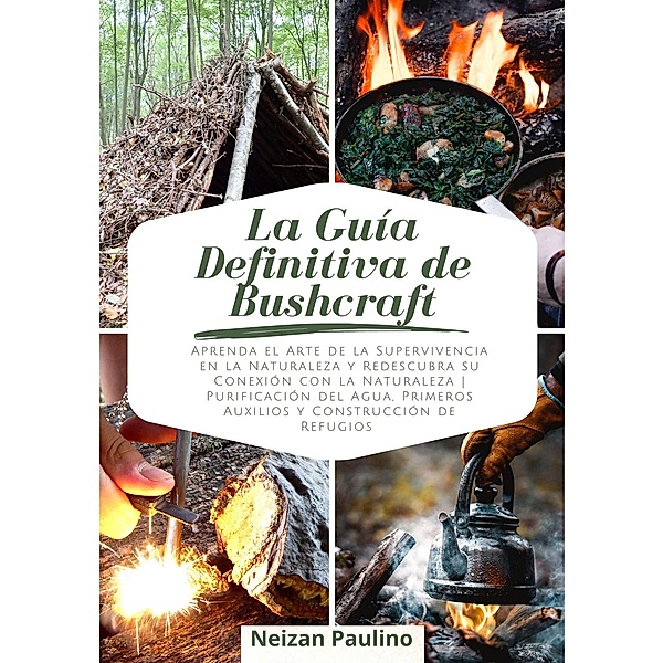 La Guía Definitiva de Bushcraft: Aprenda el Arte de la Supervivencia en la Naturaleza y Redescubra su Conexión con la Naturaleza. Purificación del Agua, Primeros Auxilios y Construcción de Refugios, Neizan Paulino