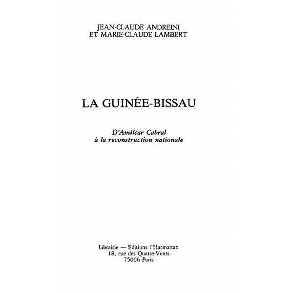 LA GUINEE-BISSAU / Hors-collection, Collectif