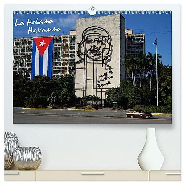 La Habana / Havanna (hochwertiger Premium Wandkalender 2024 DIN A2 quer), Kunstdruck in Hochglanz, André Krajnik