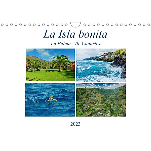 La Isla bonita - La Palma  (Îles Canaries) (Calendrier mural 2023 DIN A4 horizontal), Djamal Makhloufi