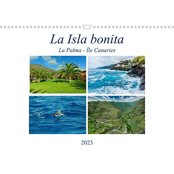 La Isla bonita - La Palma  (Îles Canaries) (Calendrier mural 2023 DIN A3 horizontal), Djamal Makhloufi