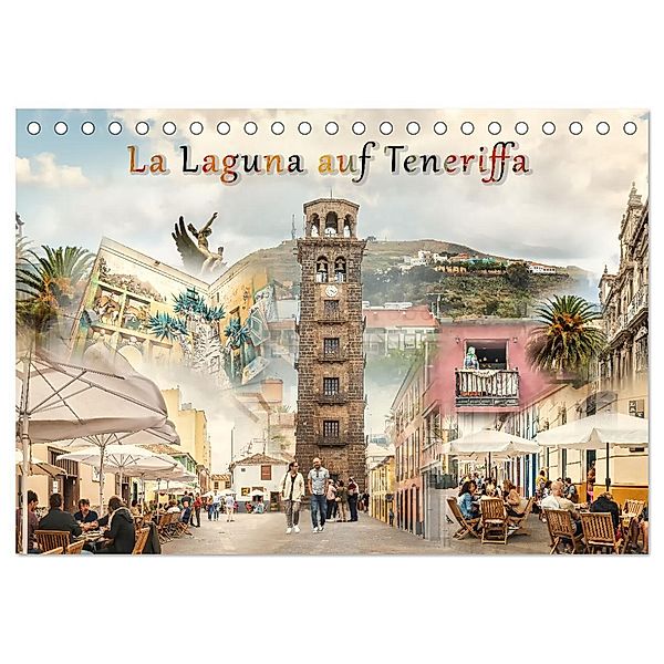 La Laguna auf Teneriffa (Tischkalender 2024 DIN A5 quer), CALVENDO Monatskalender, Viktor Gross
