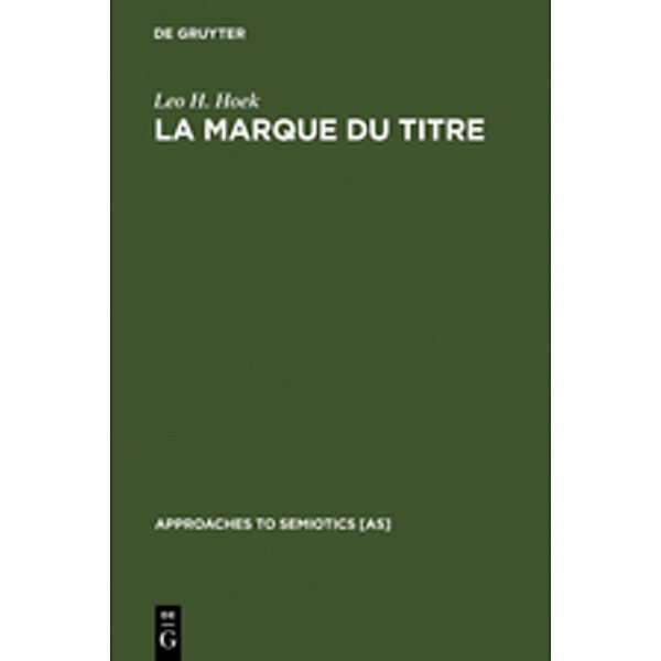 La marque du titre, Leo H. Hoek