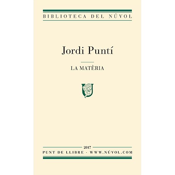 La matèria, Jordi Puntí