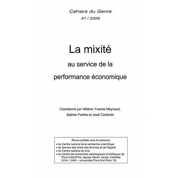 La mixite - au service de la performance economique / Hors-collection, Graciela Cullere-Crespin