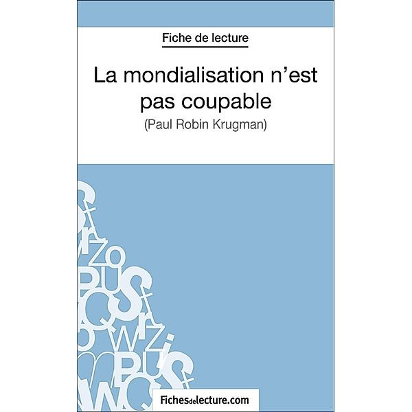 La mondialisation n'est pas coupable, Fichesdelecture. Com, Vanessa Grosjean