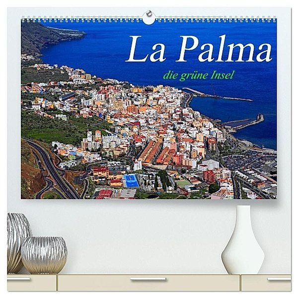 La Palma - die grüne Insel (hochwertiger Premium Wandkalender 2024 DIN A2 quer), Kunstdruck in Hochglanz, M. Dietsch
