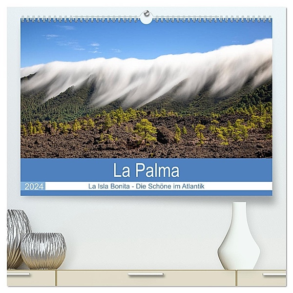La Palma - Die Schöne im Atlantik (hochwertiger Premium Wandkalender 2024 DIN A2 quer), Kunstdruck in Hochglanz, Juergen Schonnop