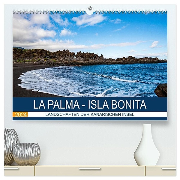 La Palma - Isla Bonita - Landschaften der Kanarischen Insel (hochwertiger Premium Wandkalender 2024 DIN A2 quer), Kunstdruck in Hochglanz, IRYNA MATHES