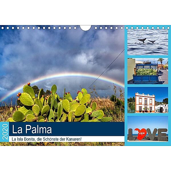 La Palma - La Isla Bonita, die Schönste der Kanaren (Wandkalender 2020 DIN A4 quer), Hans Will