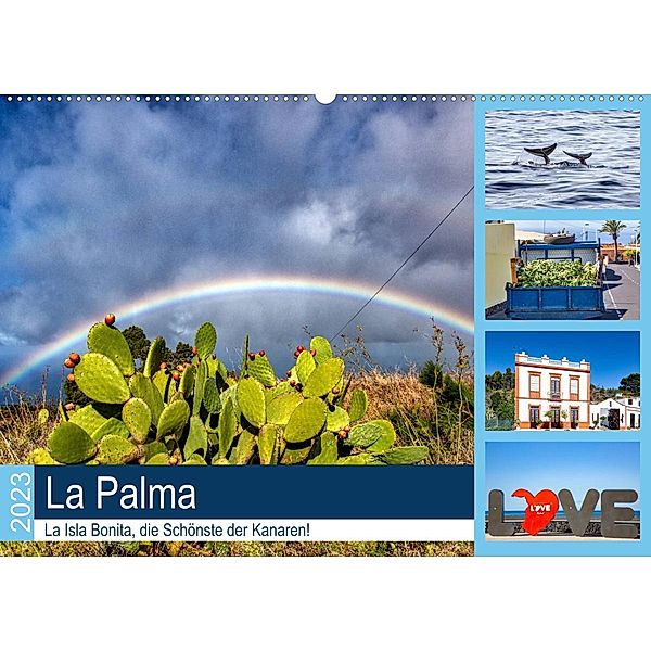 La Palma - La Isla Bonita, die Schönste der Kanaren (Wandkalender 2023 DIN A2 quer), hans will