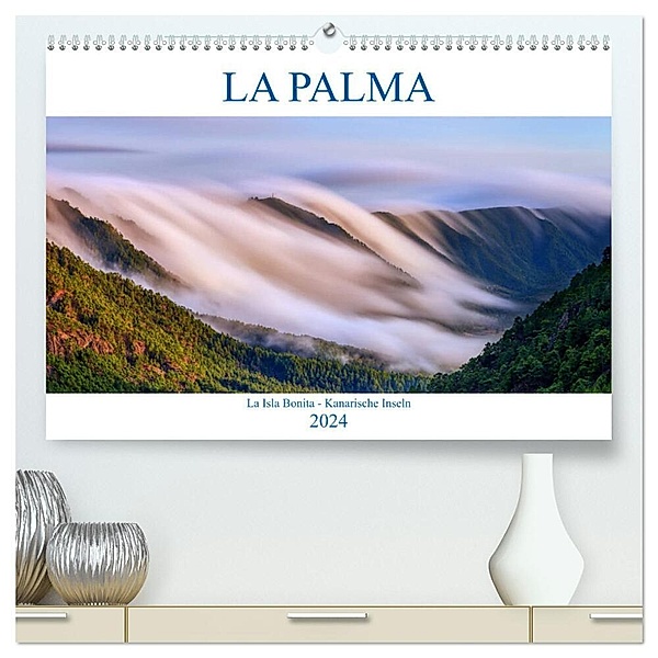 La Palma - La Isla Bonita - Kanarische Inseln (hochwertiger Premium Wandkalender 2024 DIN A2 quer), Kunstdruck in Hochglanz, Sandra Schänzer
