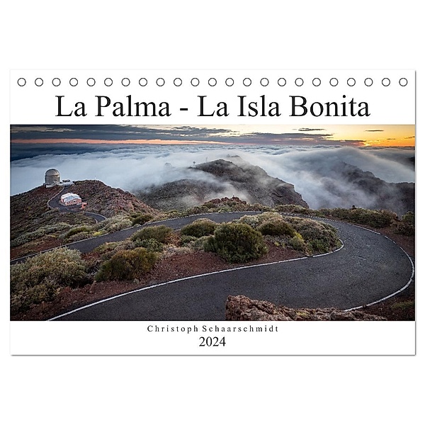 La Palma - La Isla Bonita (Tischkalender 2024 DIN A5 quer), CALVENDO Monatskalender, Christoph Schaarschmidt