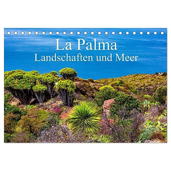 La Palma - Landschaften und Meer (Tischkalender 2024 DIN A5 quer), CALVENDO Monatskalender, Maren Müller