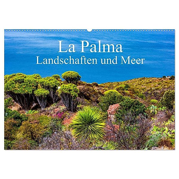 La Palma - Landschaften und Meer (Wandkalender 2024 DIN A2 quer), CALVENDO Monatskalender, Maren Müller