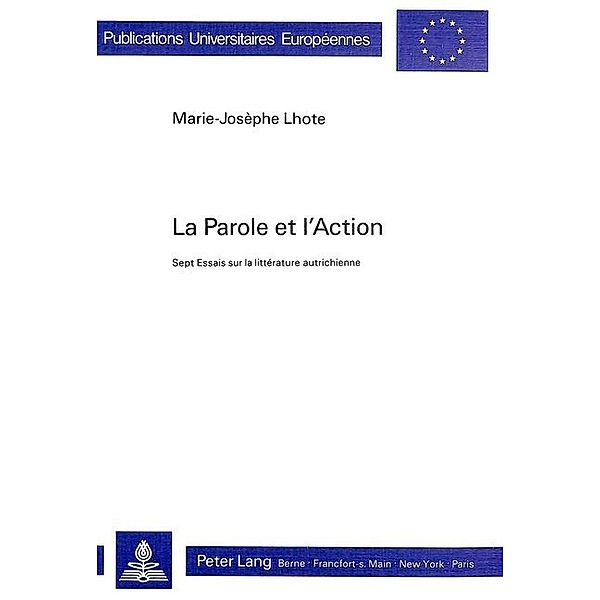 La parole et l'action, Marie-Josèphe Lhote