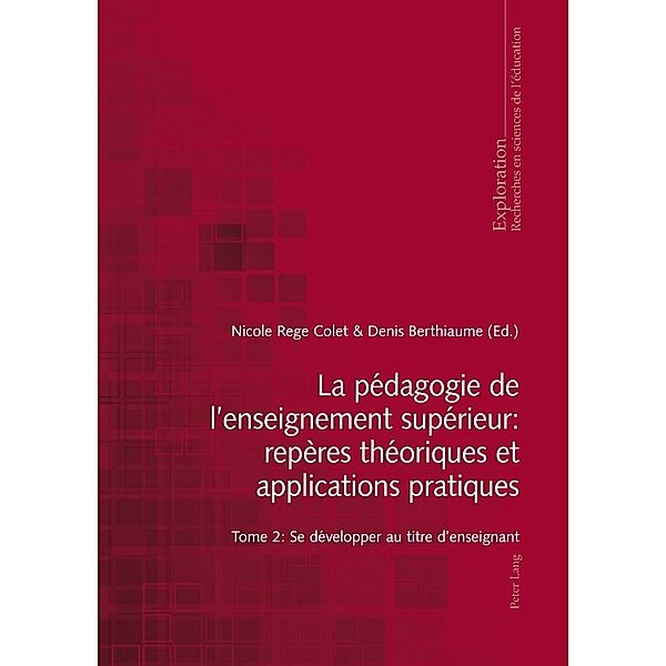 La pédagogie de l'enseignement supérieur : repères théoriques et applications pratiques