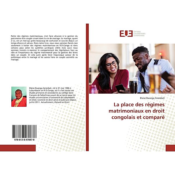 La place des régimes matrimoniaux en droit congolais et comparé, Blaise Bwanga Anembali