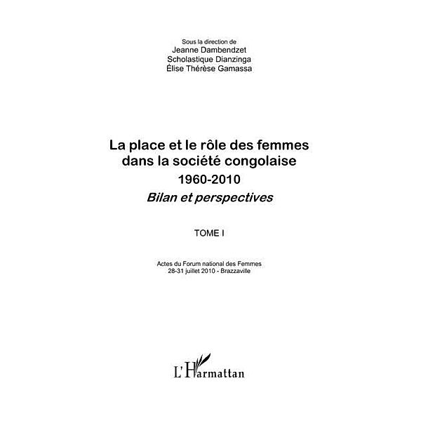 La place et le rOle des femmesdans la s / Hors-collection, Sous La Direction De Jeanne Da