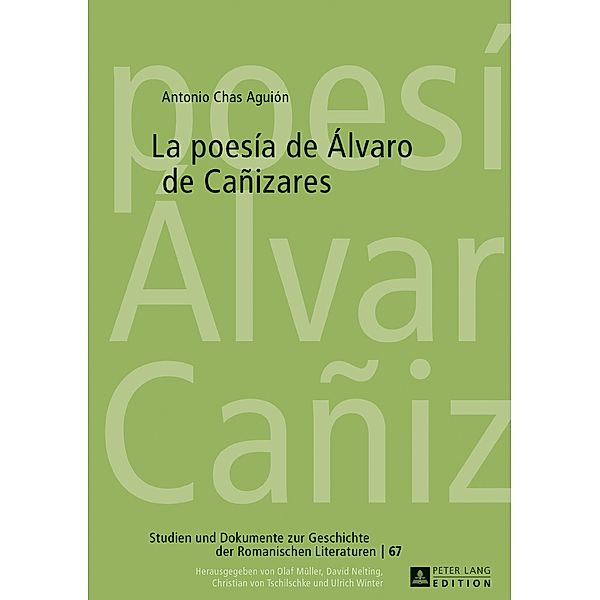 La poesia de Alvaro de Canizares, Chas Aguion Antonio Chas Aguion