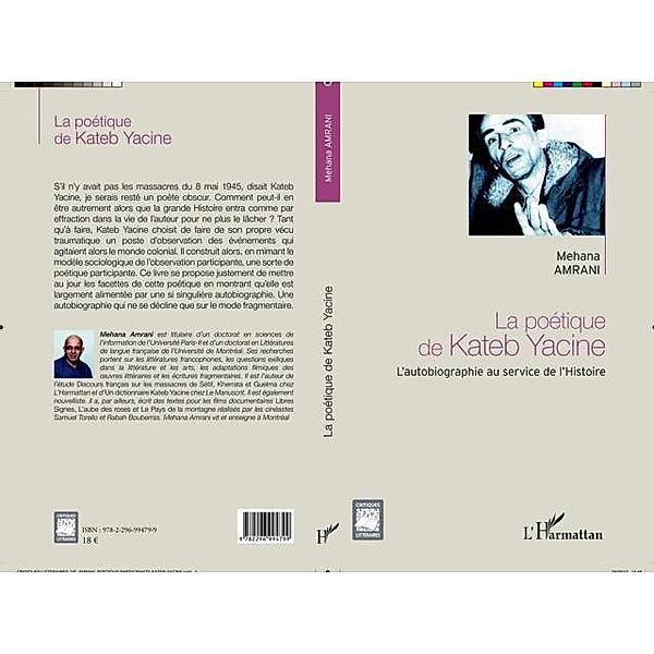 La poetique de Kateb Yacine / Hors-collection, Mehana Amrani