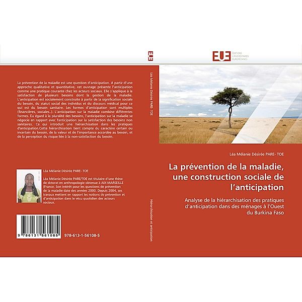 La prévention de la maladie, une construction sociale de l'anticipation, Léa Mélanie Désirée PARE- TOE