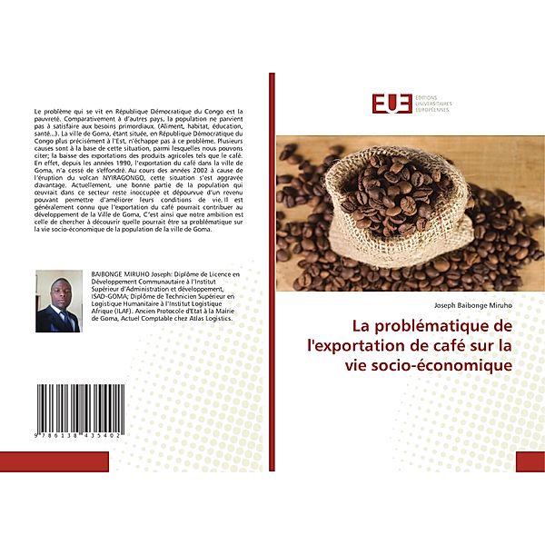 La problématique de l'exportation de café sur la vie socio-économique, Joseph Baibonge Miruho