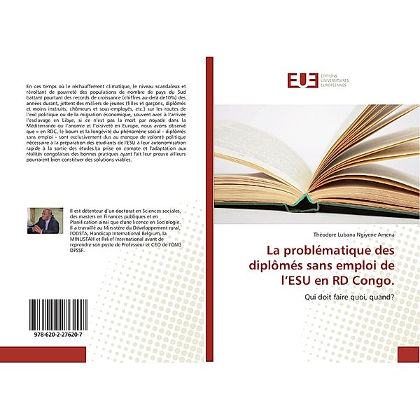 La problématique des diplômés sans emploi de l'ESU en RD Congo., Théodore Lubana Ngiyene Amena