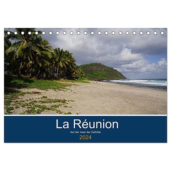 La Réunion - Auf der Insel der Gefühle (Tischkalender 2024 DIN A5 quer), CALVENDO Monatskalender, Karsten Löwe