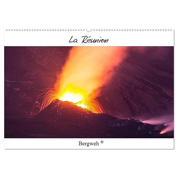 La Réunion - Bergweh ® (Wandkalender 2024 DIN A2 quer), CALVENDO Monatskalender, Barbara Esser