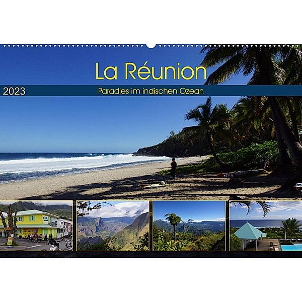 La Réunion - Paradies im indischen Ozean (Wandkalender 2023 DIN A2 quer), Karsten Löwe
