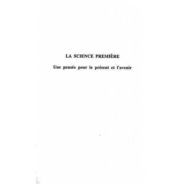 LA SCIENCE PREMIERE / Hors-collection, Serge Valdinoci