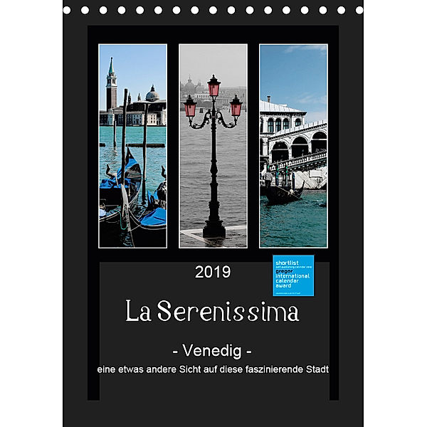 La Serenissima - Venedig (Tischkalender 2019 DIN A5 hoch), Foto-FukS