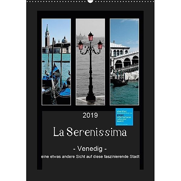 La Serenissima - Venedig (Wandkalender 2019 DIN A2 hoch), Foto-FukS