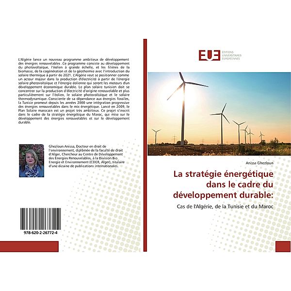 La stratégie énergétique dans le cadre du développement durable:, Anissa Ghezloun