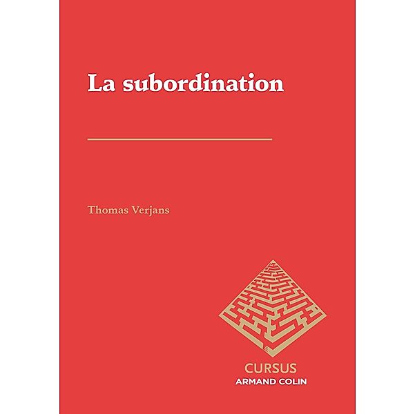 La subordination / Cursus, Thomas Verjans