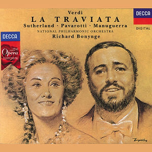 La Traviata (Ga), Sutherland, Pavarotti, Bonynge, Napo
