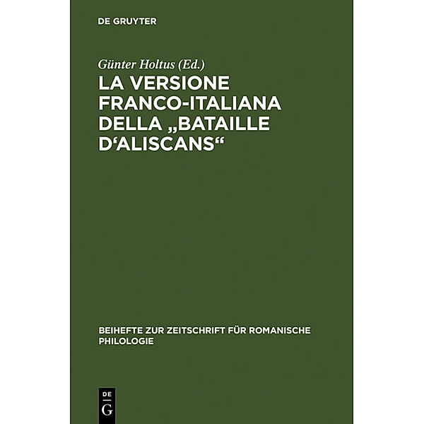 La versione franco-italiana della Bataille d'Aliscans