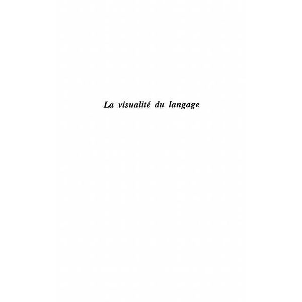 La Visualite du Langage / Hors-collection, Houriya Abdelouahed