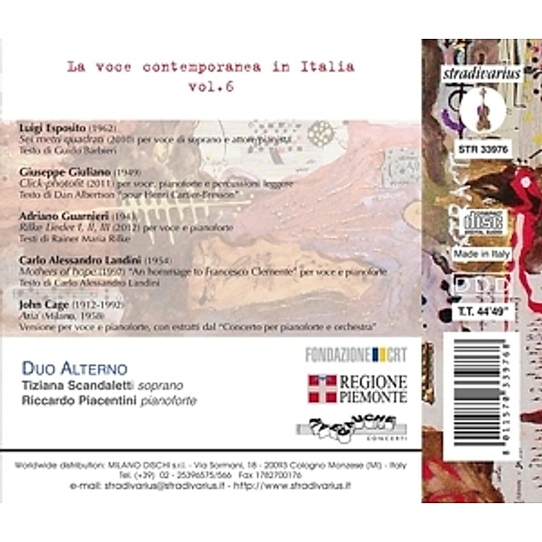 La Voce Contemporanea In Italia,Vol.6, Duo Alterno