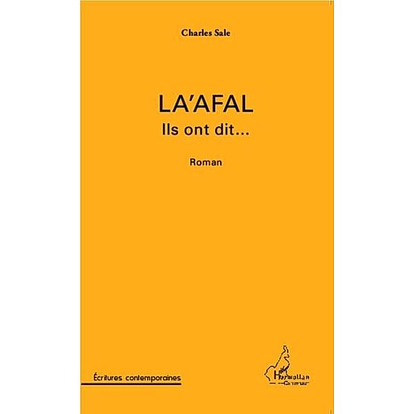 La'afal Ils ont dit... / Hors-collection, Charles Sale