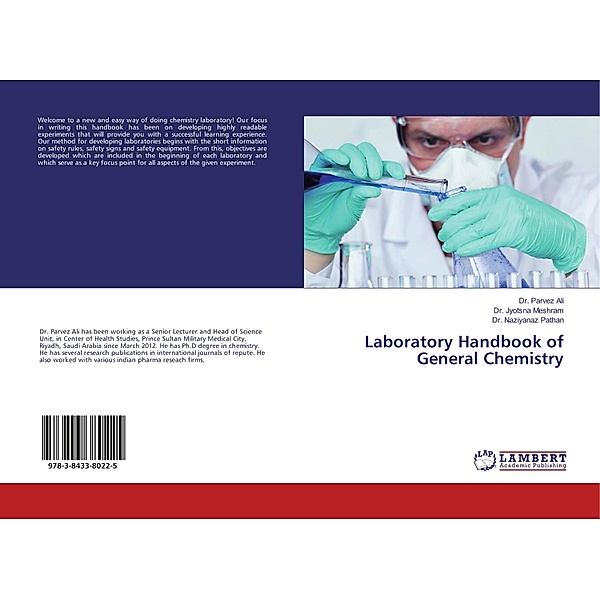 Laboratory Handbook of General Chemistry, Parvez Ali, Jyotsna Meshram, Naziyanaz Pathan