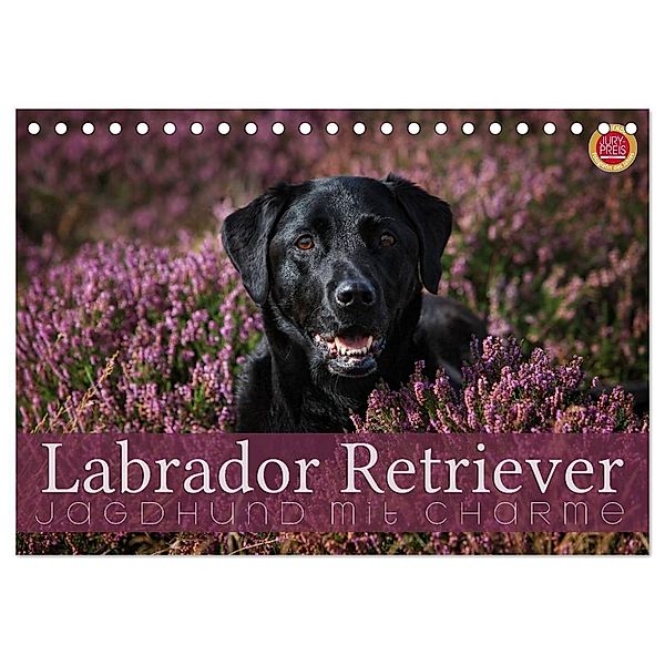 Labrador Retriever - Jagdhund mit Charme (Tischkalender 2025 DIN A5 quer), CALVENDO Monatskalender, Calvendo, Martina Cross