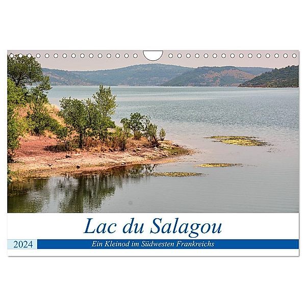 Lac du Salagou - Ein Kleinod im Südwesten Frankreichs (Wandkalender 2024 DIN A4 quer), CALVENDO Monatskalender, Thomas Bartruff