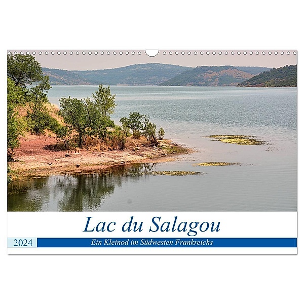 Lac du Salagou - Ein Kleinod im Südwesten Frankreichs (Wandkalender 2024 DIN A3 quer), CALVENDO Monatskalender, Thomas Bartruff