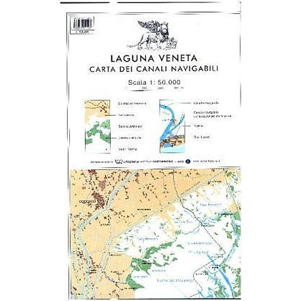 LAC topographische Karte Laguna Veneta