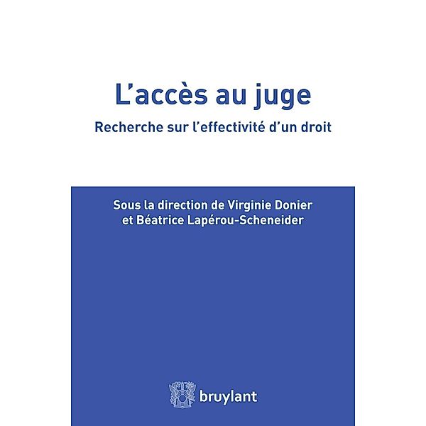 L'accès au juge