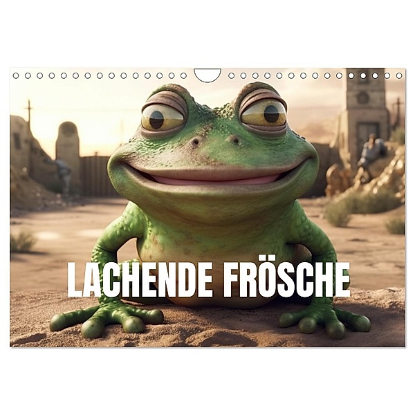 Lachende Frösche (Wandkalender 2025 DIN A4 quer), CALVENDO Monatskalender, Calvendo, Tim Alberts