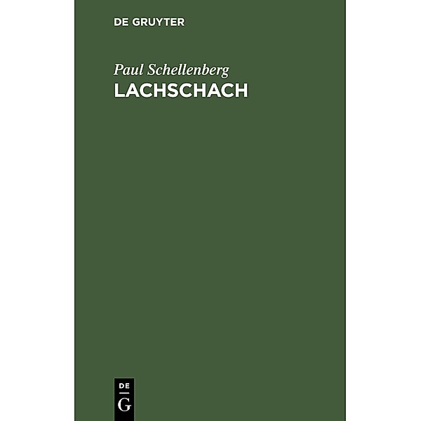 Lachschach, Paul Schellenberg