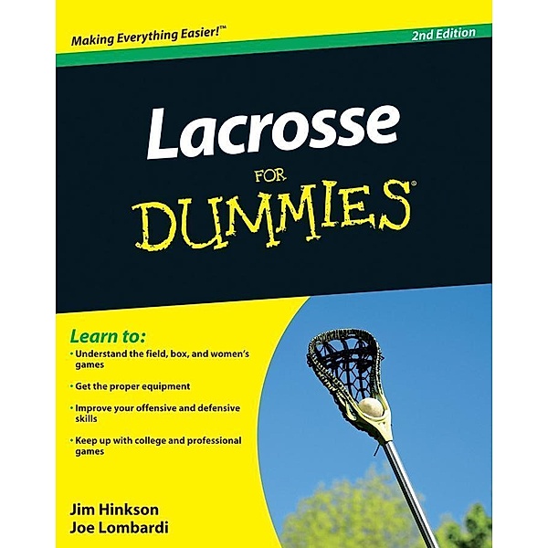 Lacrosse For Dummies, Jim Hinkson, Joe Lombardi